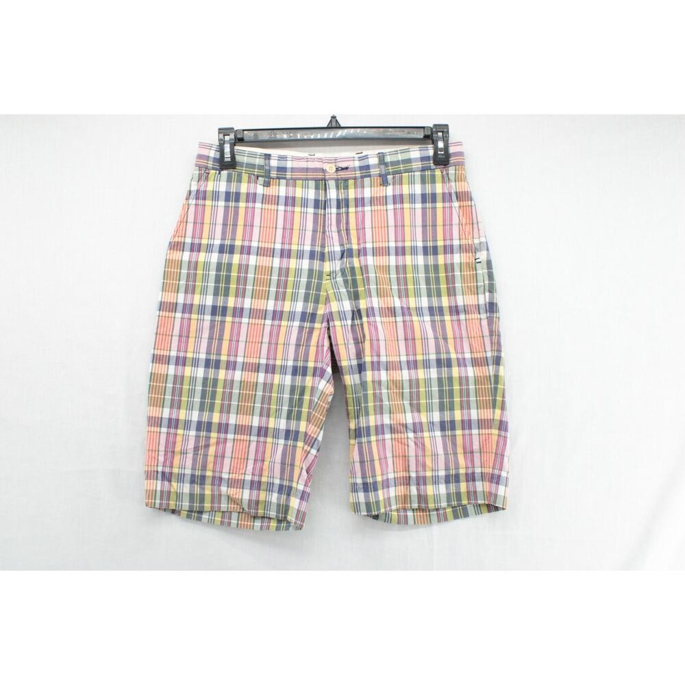 Polo Ralph Lauren Shorts Men's 32 Madras Plaid Preppy Summer Polo Golf VTG